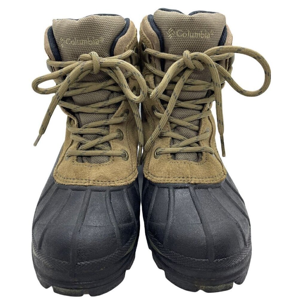 Columbia LIA Women's Suede Leather Lace Up Falmouth Duck Boots Sz 7 BL1201-250